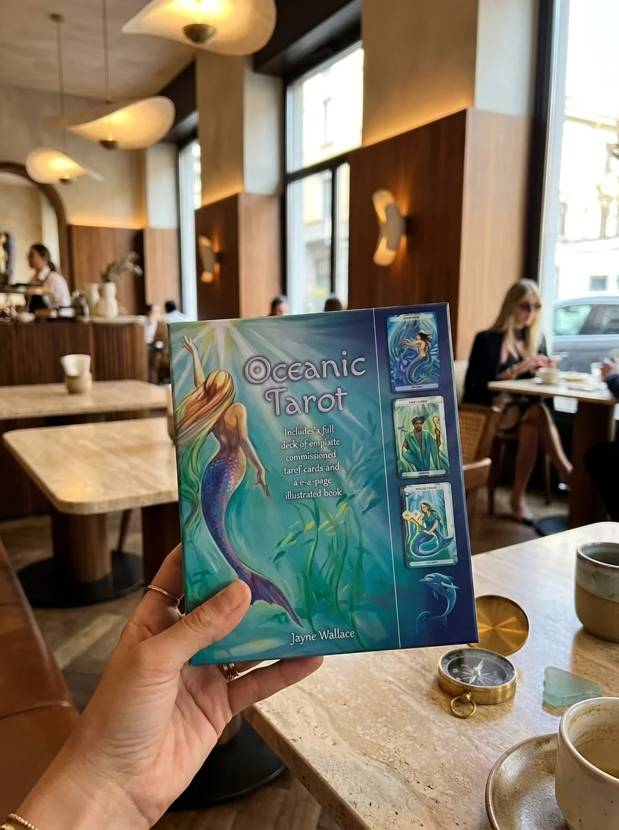 Oceanic Tarot: Includes a Full Deck of Specially Commissioned Tarot Cards and a 64-Page Illustrated Book — photo 2
