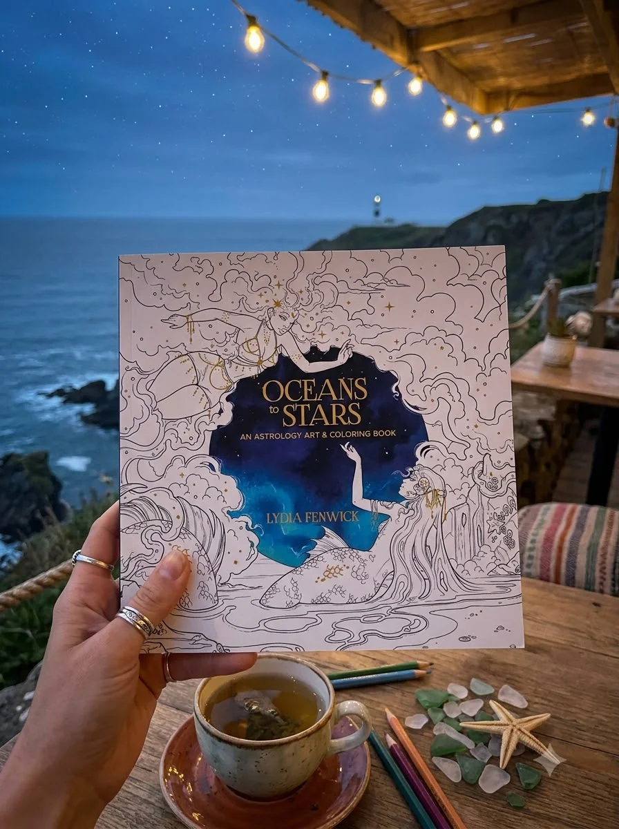 Oceans to Stars: An Astrology Art & Coloring Book — photo 2