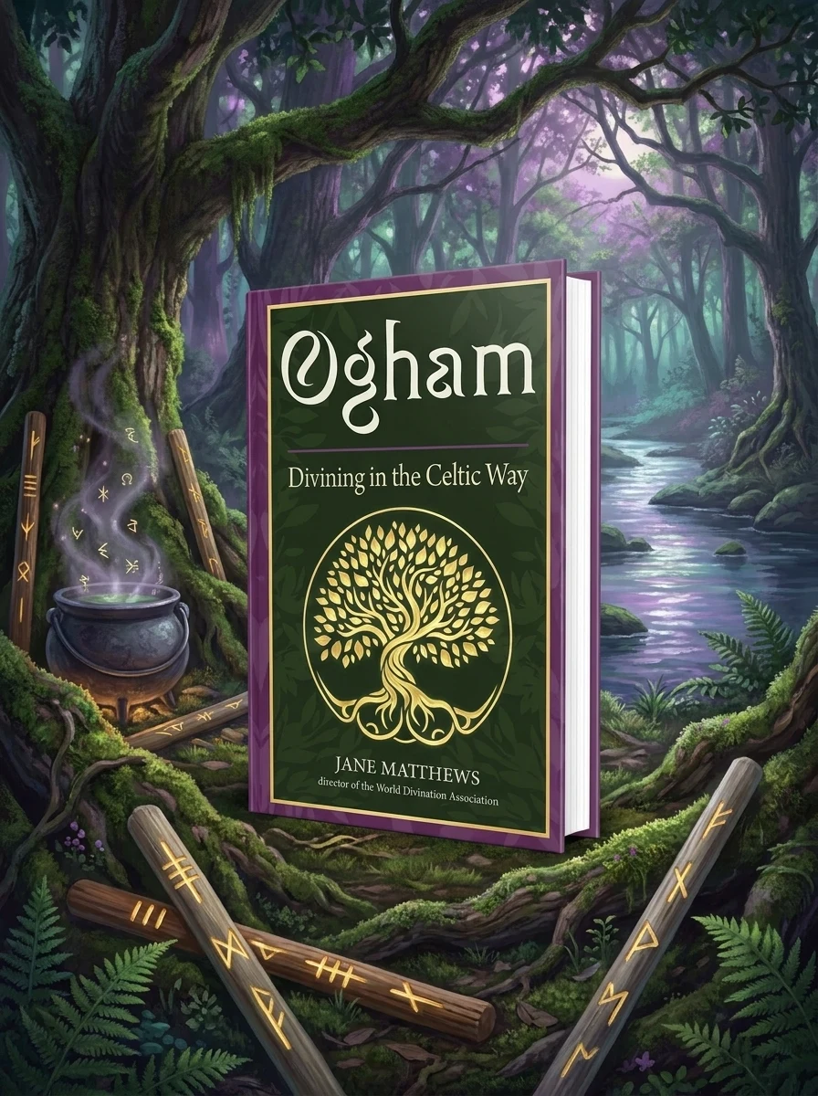 Ogham: Divining in the Celtic Way (25-Card Deck and 192-Page Guidebook)