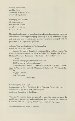 Opening the Hand of Thought: Foundations of Zen Buddhist Practice (Revised)