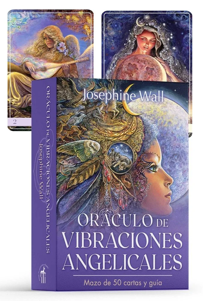 Oráculo de Vibraciones Angelicales: Mazo de 50 Cartas Y Guía [With Guide Book] — photo 2