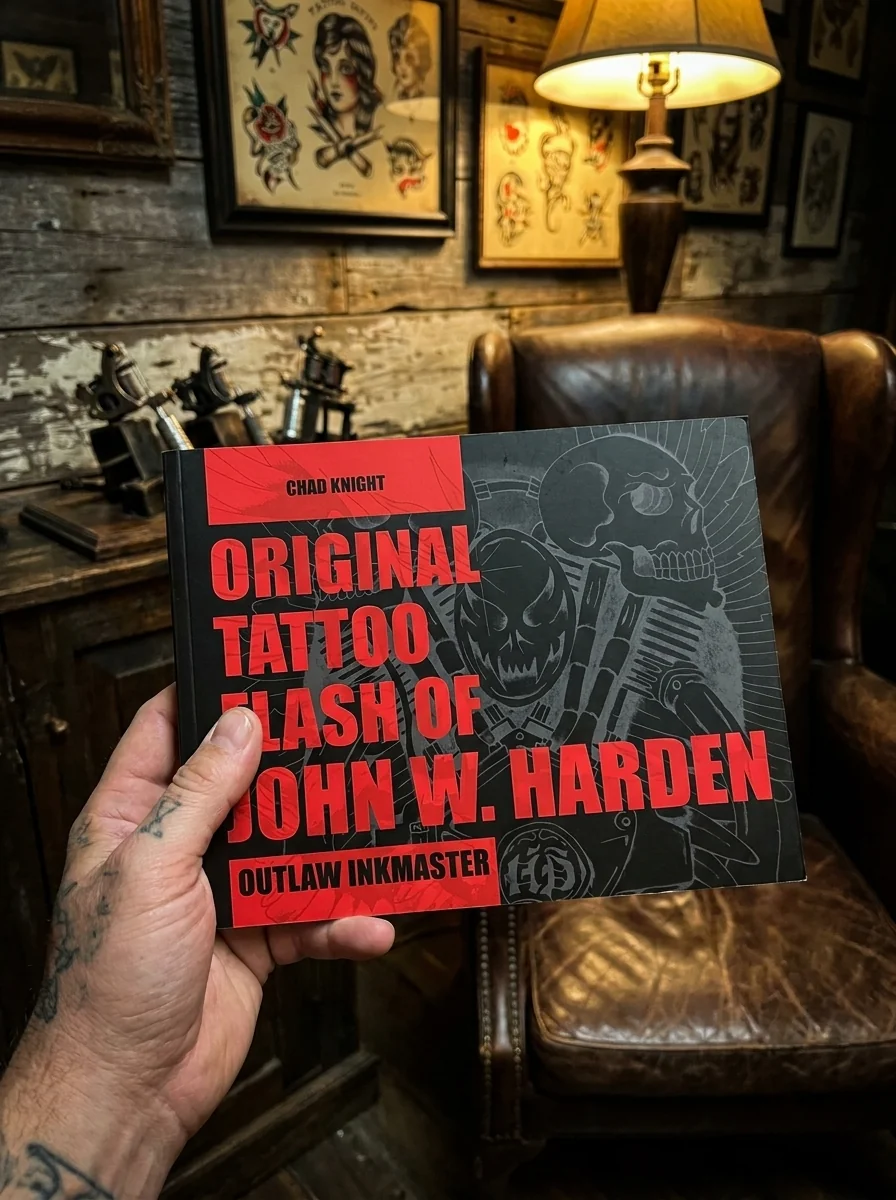 Original Tattoo Flash of John W. Harden: Outlaw Ink Master — photo 2
