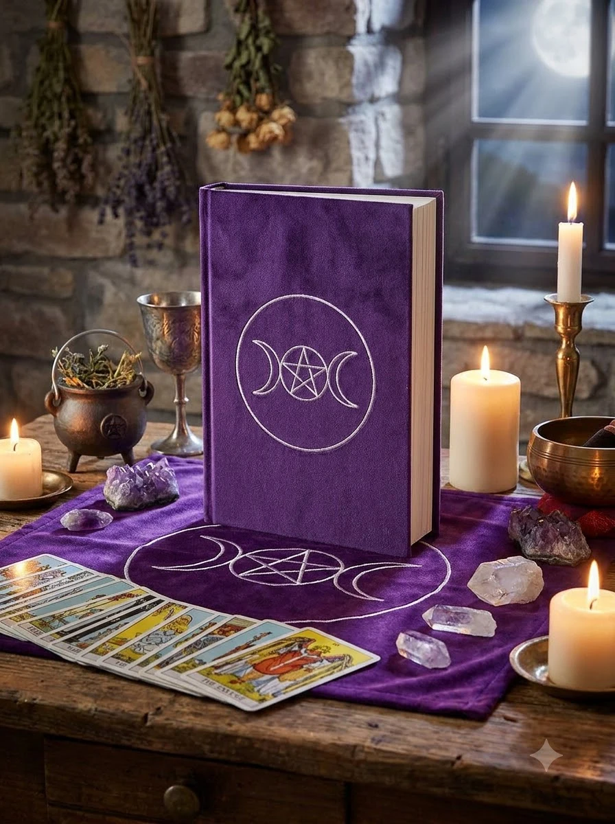 Pagan Circle Velvet Cloth Lo Scarabeo