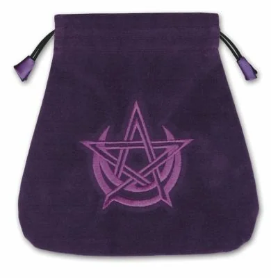 Pagan Moon Velvet Tarot Bag Lo Scarabeo