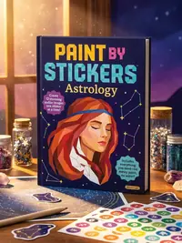 Paint by Sticker (Official): Zodiac: Create All 12 Zodiac Signs One Sticker at a Time — photo 1