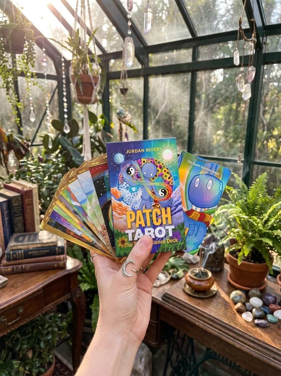 Patch Tarot: The Spirit Science Deck (Tarot Kit Box Set with 78 Cards and Guide Book) — photo 2
