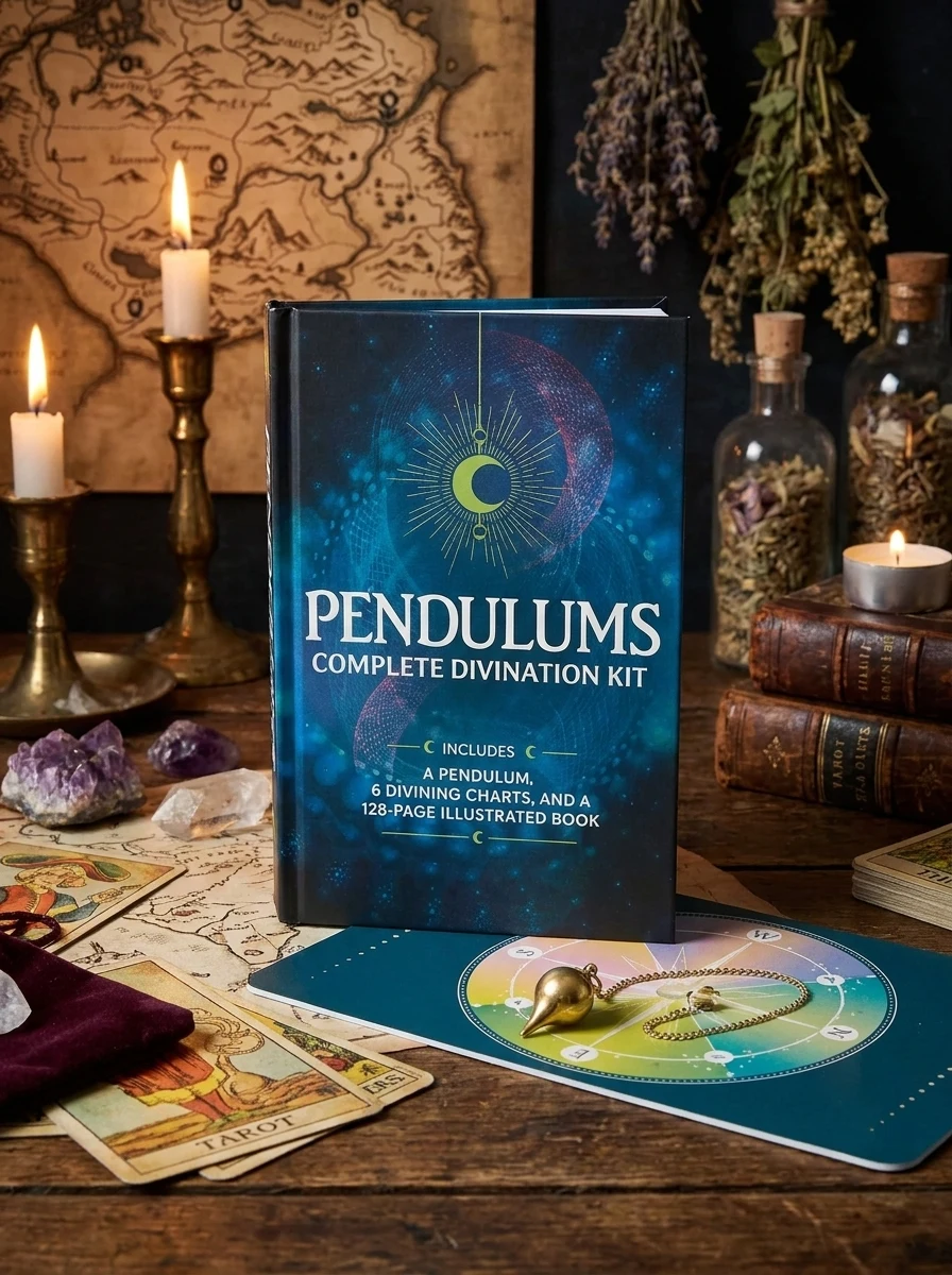 Pendulums Complete Divination Kit: A Pendulum, 8 Divining Charts and a 128-Page Illustrated Book [With Book(s)]