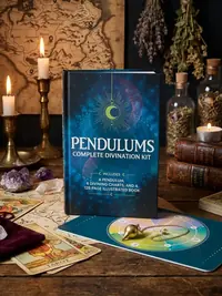 Pendulums Complete Divination Kit: A Pendulum, 8 Divining Charts and a 128-Page Illustrated Book [With Book(s)] — photo 1