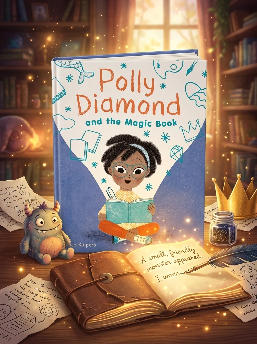 Polly Diamond and the Magic Book Kuipers, Alice