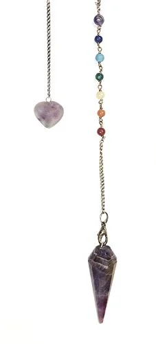 Premium Amethyst Chakra Pendulum Lo Scarabeo