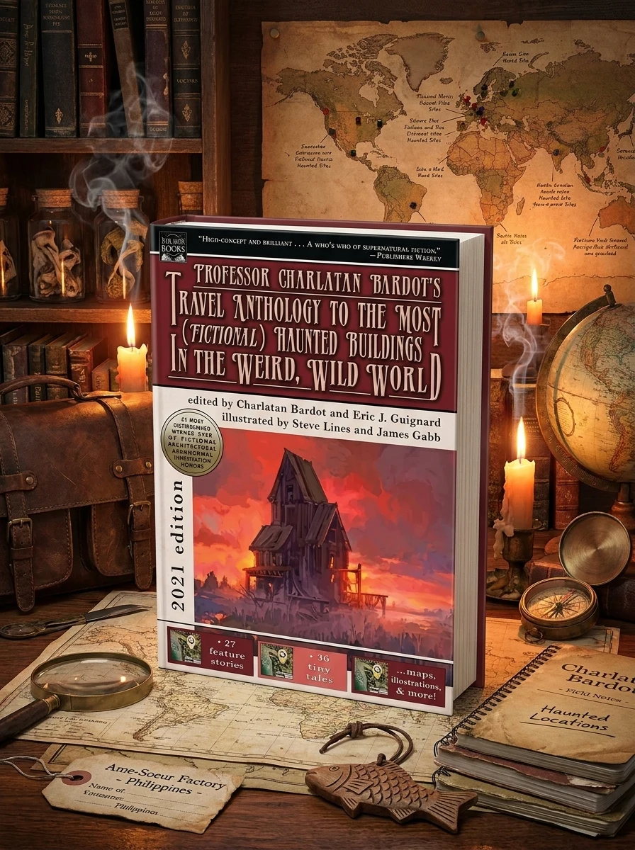 Professor Charlatan Bardot's Travel Anthology to the Most (Fictional) Haunted Buildings in the Weird, Wild World