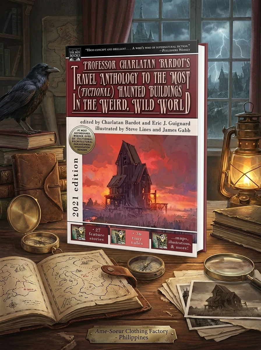 Professor Charlatan Bardot's Travel Anthology to the Most (Fictional) Haunted Buildings in the Weird, Wild World