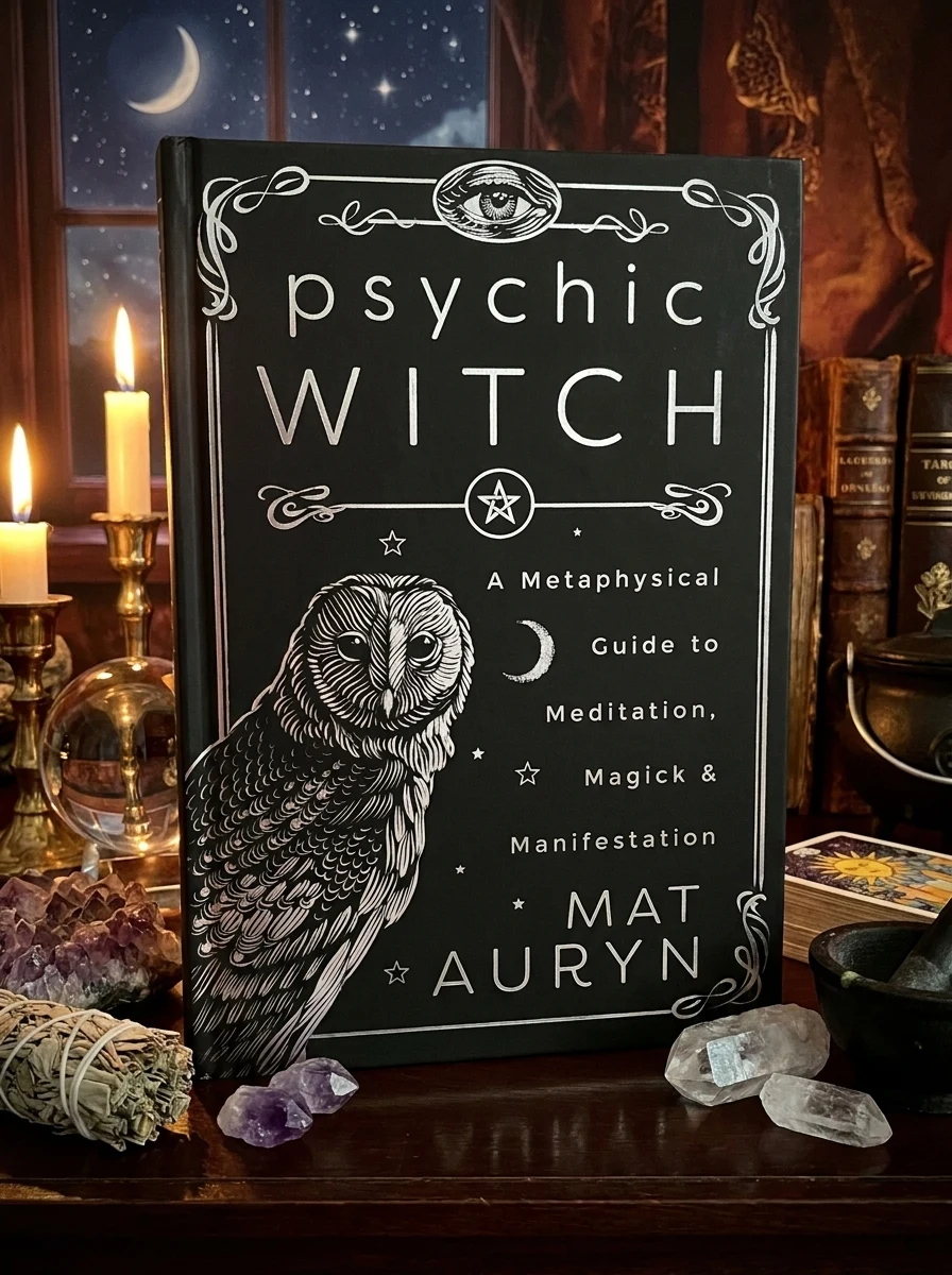 Psychic Witch: Deluxe Hardcover Edition: A Metaphysical Guide to Meditation, Magick & Manifestation Auryn, Mat