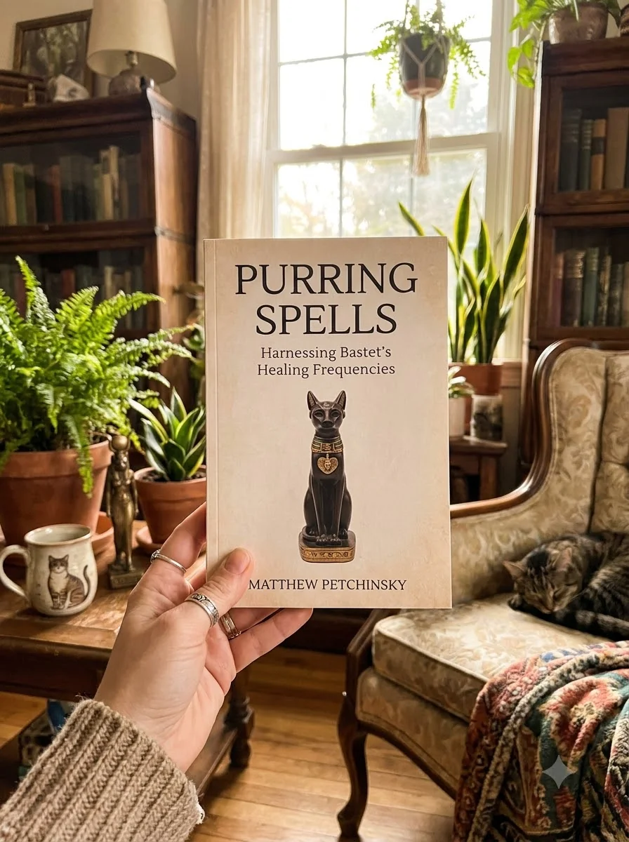 Purring Spells: Harnessing Bastet's Healing Frequencies — photo 2