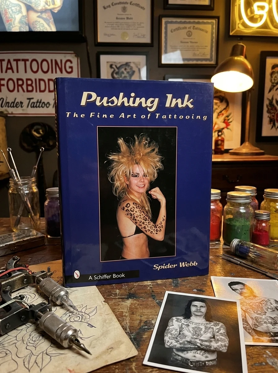 Pushing Ink: The Fine Art of Tattooing Webb, Spider