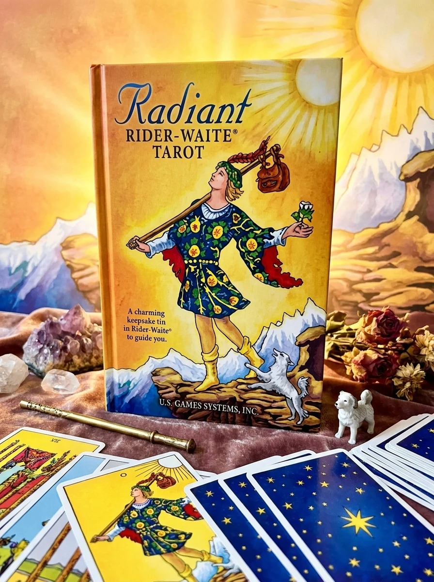 Radiant Rider-Waite(r) Tarot in a Tin [With Book and Keepsake Tin]