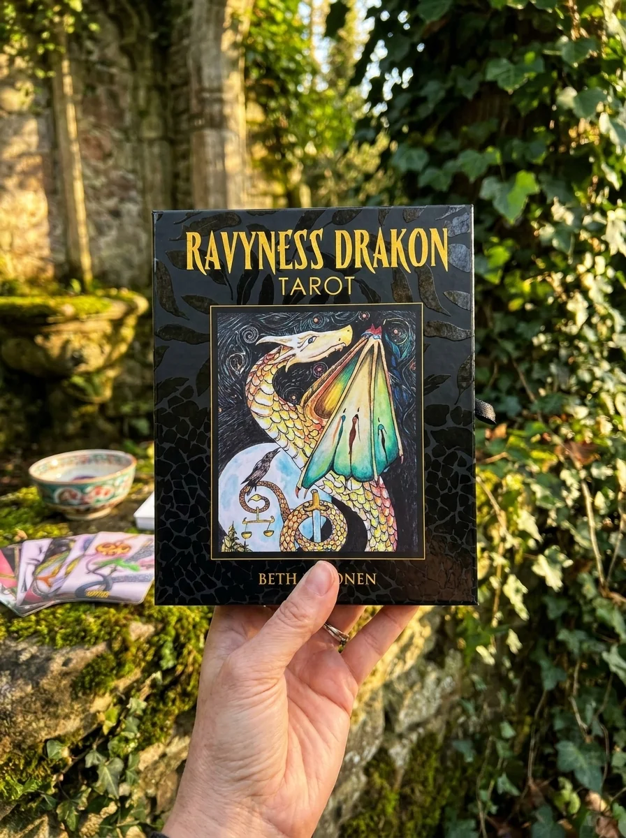 Ravyness Drakon Tarot: (Tarot Kit Box Set with 78 Cards and Guide Book) — photo 2