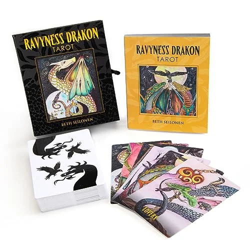 Ravyness Drakon Tarot: (Tarot Kit Box Set with 78 Cards and Guide Book)