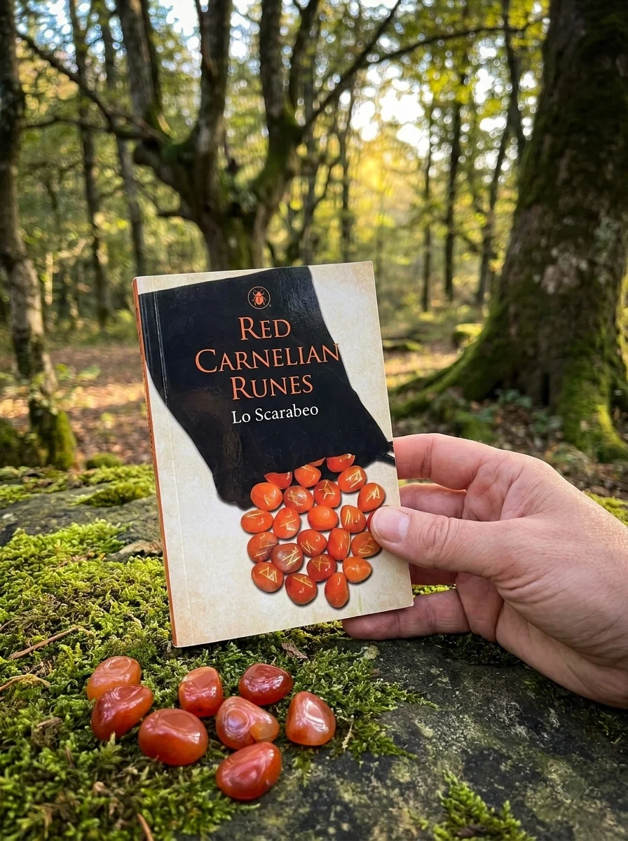 Red Carnelian Runes Lo Scarabeo — photo 2