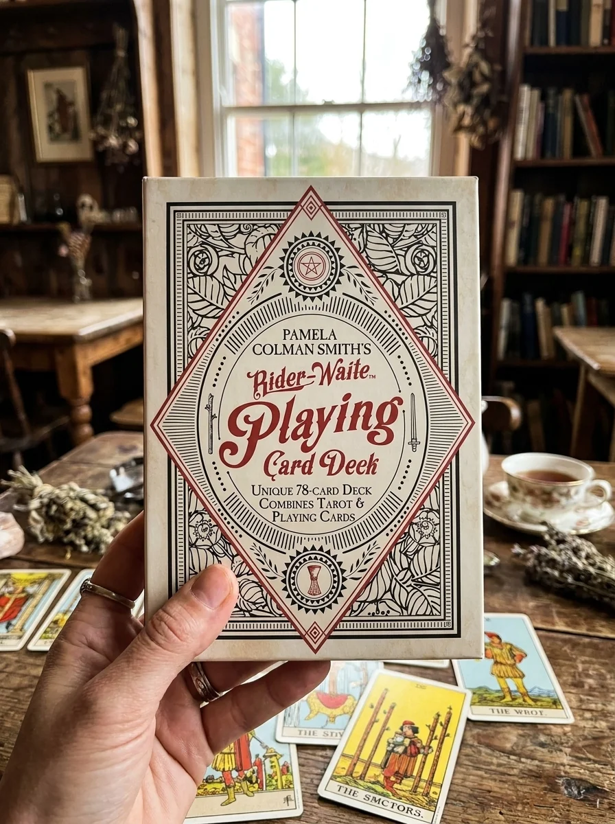 Rider Waite Playing Card Deck: 78-Card Poker Deck, Illustrated with Pamela Colman Smith Rider-Waite Tarot Images, Combines Tarot and Playing Cards, In — photo 2