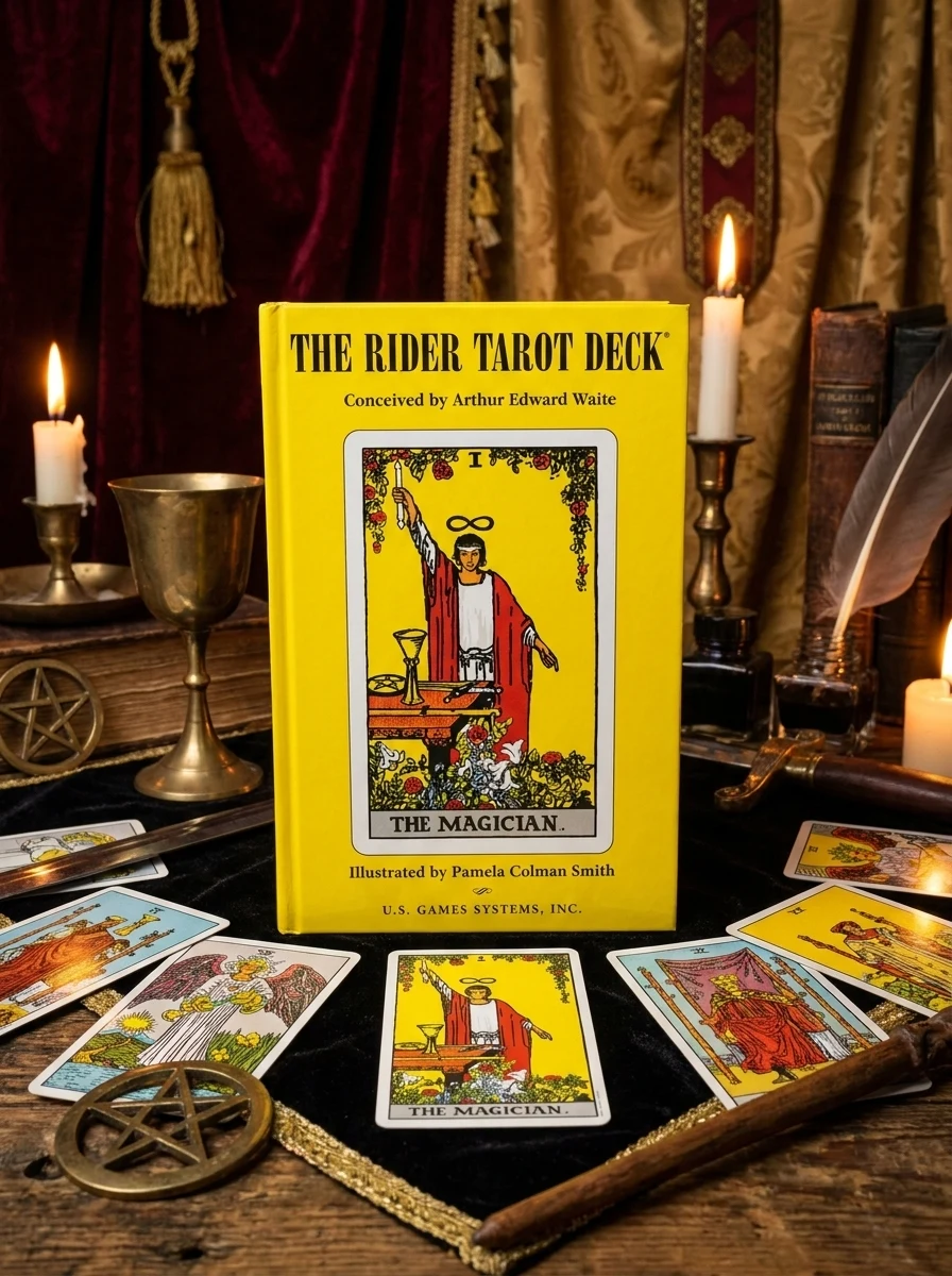 Rider-Waite(r) Tarot -- Premier Edition: 78 Cards and Instruction Booklet of Tarot Meanings and Esoteric Symbolism, Essential for Tarot Beginners & Ex by Edward Waite, Arthur
