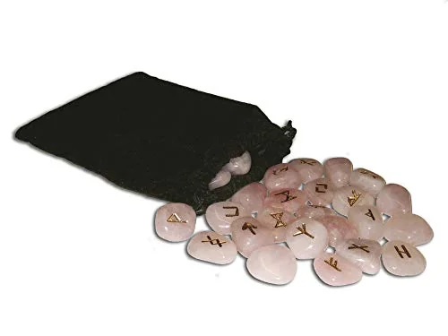 Rose Quartz Runes Lo Scarabeo