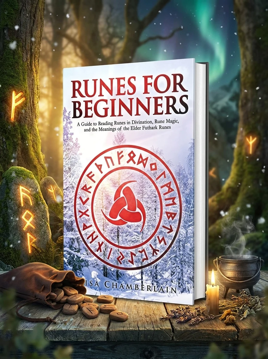 Runes for Beginners: A Guide to Reading Runes in Divination, Rune Magic, and the Meaning of the Elder Futhark Runes by Chamberlain, Lisa