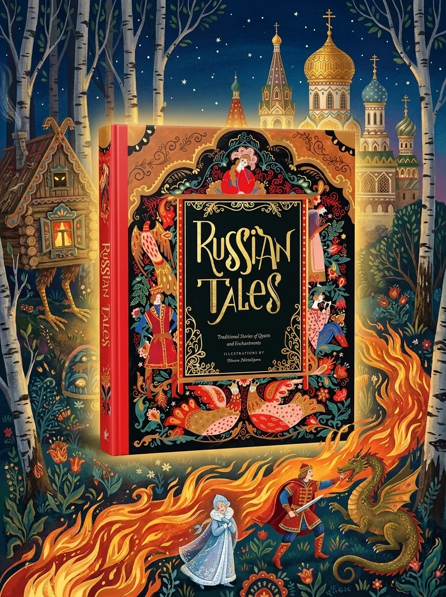 Russian Tales: Traditional Stories of Quests and Enchantments Mirtalipova, Dinara