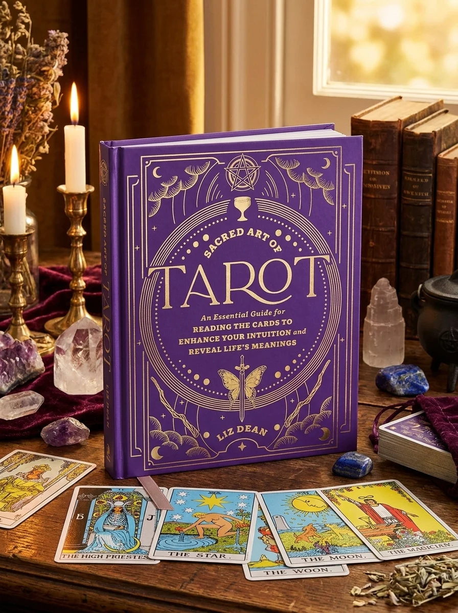 Sacred Art of Tarot: An Essential Guide for Reading the Cards to Enhance Your Intuition and Reveal Life's Meanings Dean, Liz