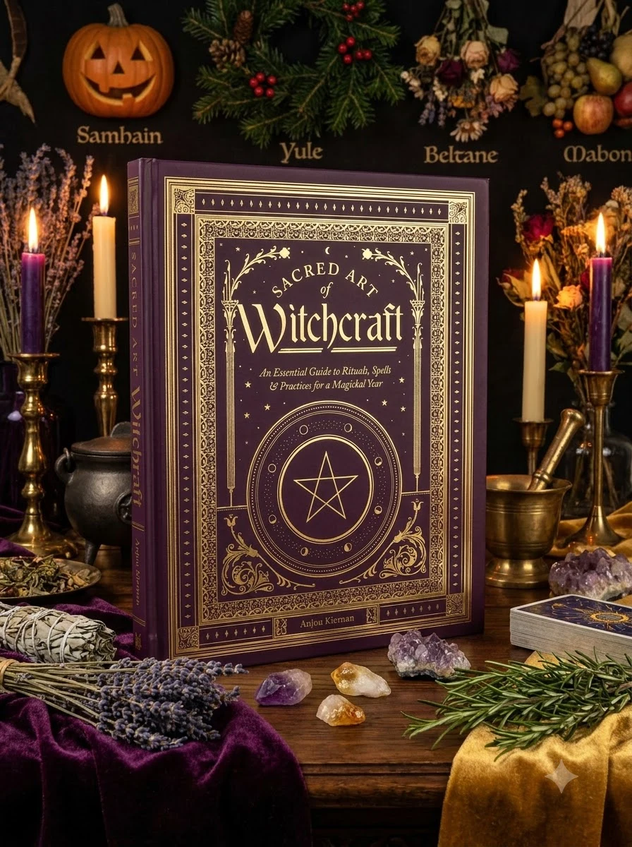 Sacred Art of Witchcraft: An Essential Guide to Rituals, Spells & Practices for a Magickal Year