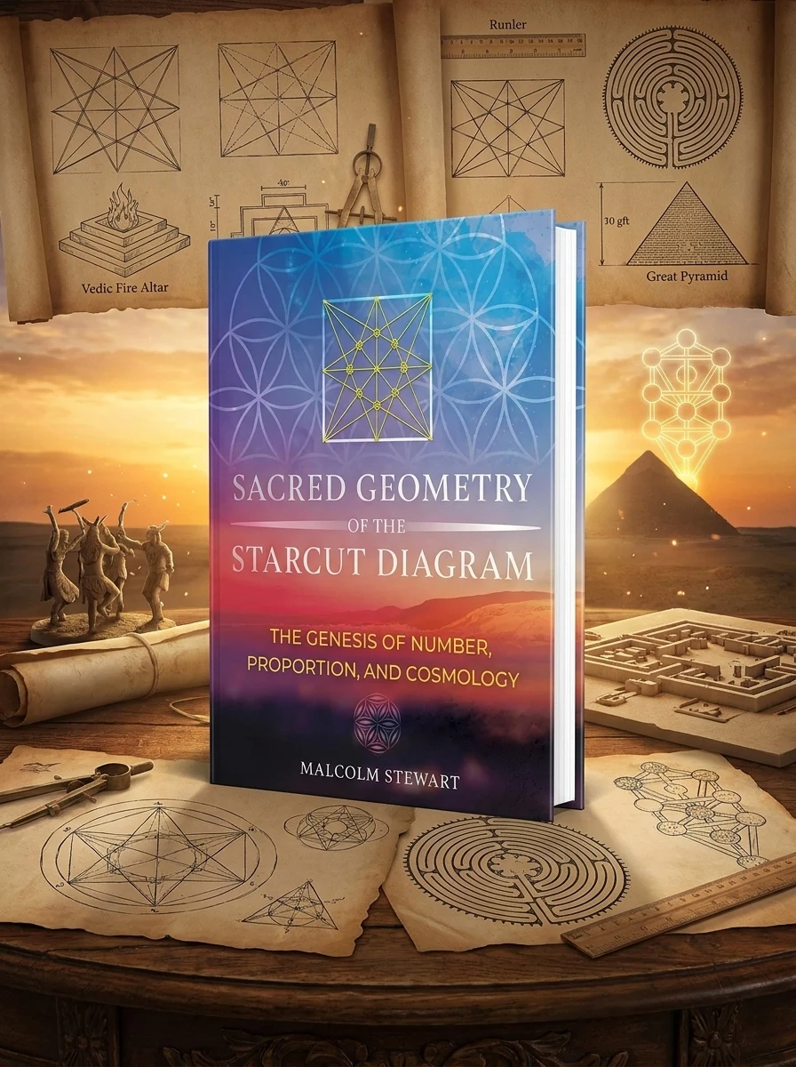 Sacred Geometry of the Starcut Diagram: The Genesis of Number, Proportion, and Cosmology (Edition, New of Patterns of Eternity)
