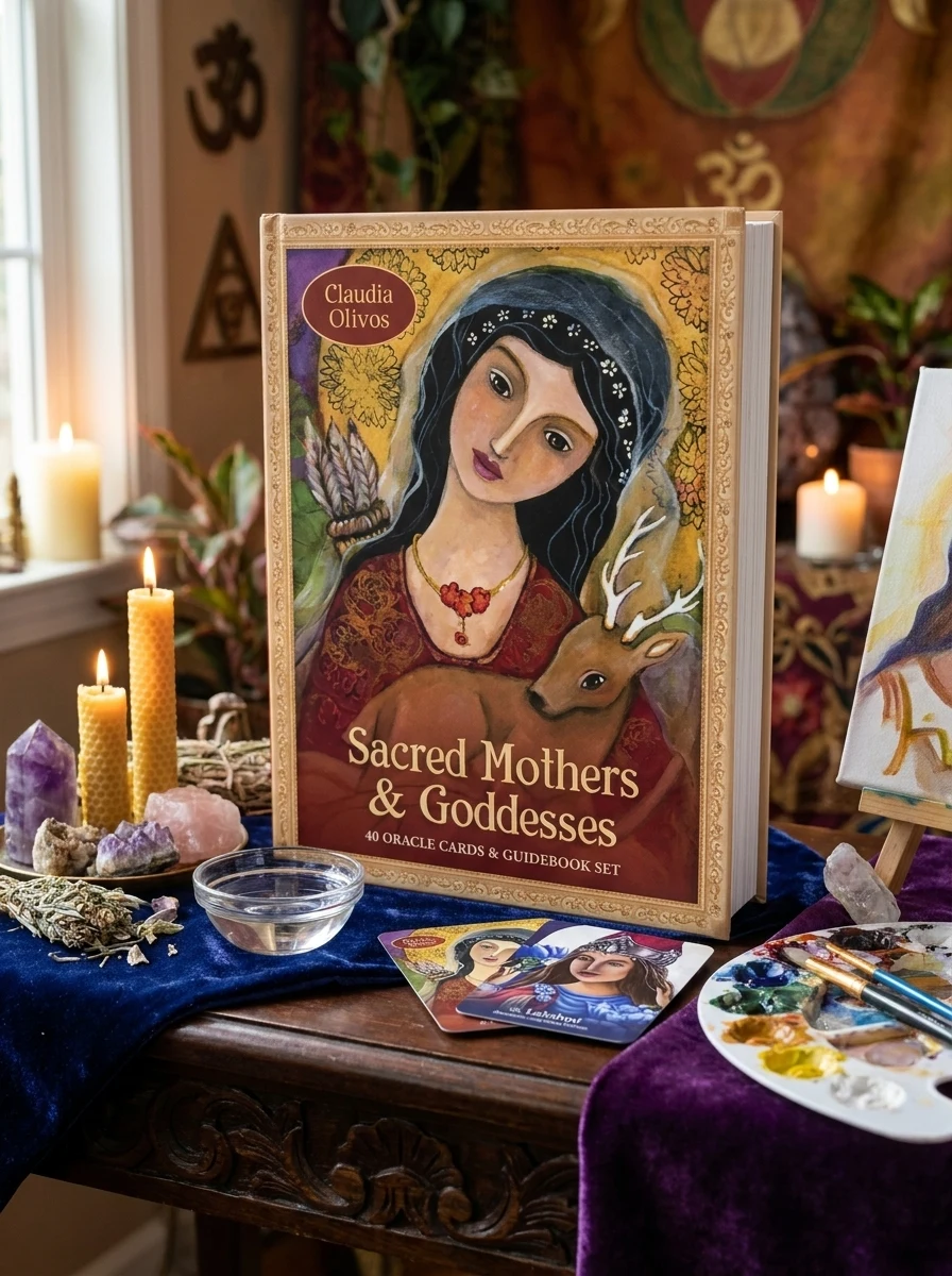 Sacred Mothers & Goddesses: 40 Oracle Cards & Guidebook Set