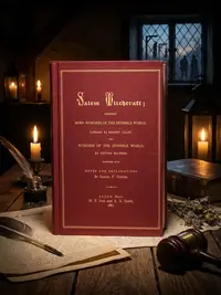 Salem Witchcraft: Comprising More Wonders of the Invisible World. Collected by Robert Calef; And Wonders of the Invisible World, By Cotton Mather; Tog — photo 1
