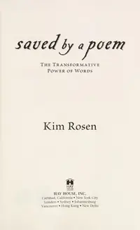 Saved by a Poem: The Transformative Power of Words [With CD (Audio)] — photo 2