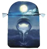 Silver Witchcraft Tarot Satin Bag Rivolli, Franco — photo 2