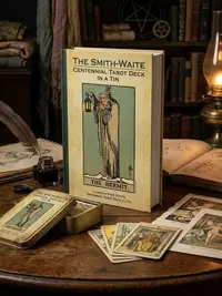 Smith-Waite(r) Centennial Tarot Deck in a Tin — photo 1