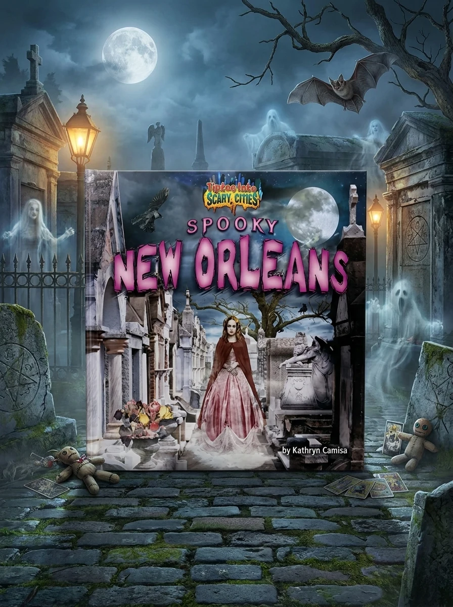 Spooky New Orleans Camisa, Kathryn