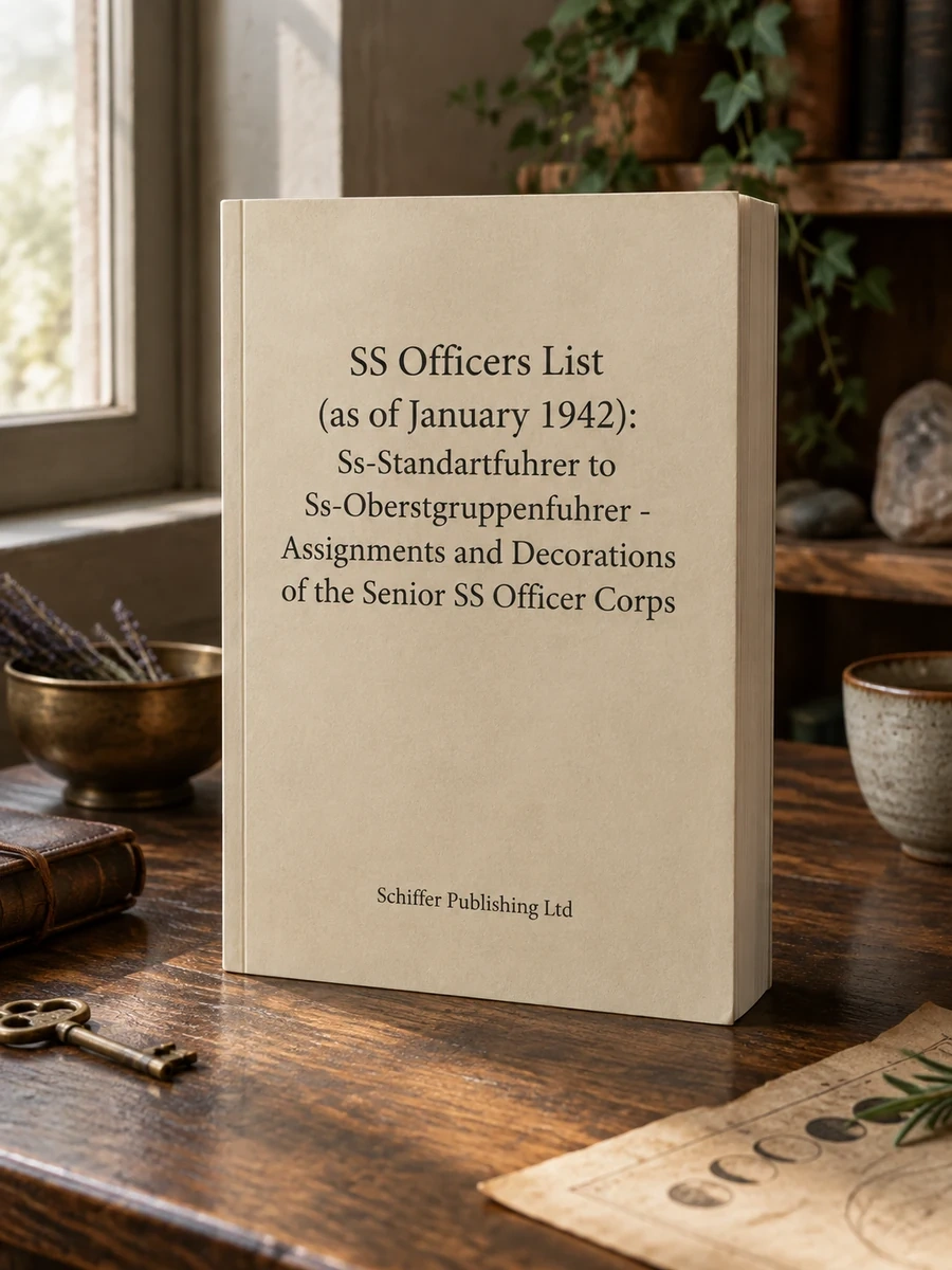 SS Officers List (as of January 1942): Ss-Standartfuhrer to Ss-Oberstgruppenfuhrer - Assignments and Decorations of the Senior SS Officer Corps Schiffer Publishing Ltd