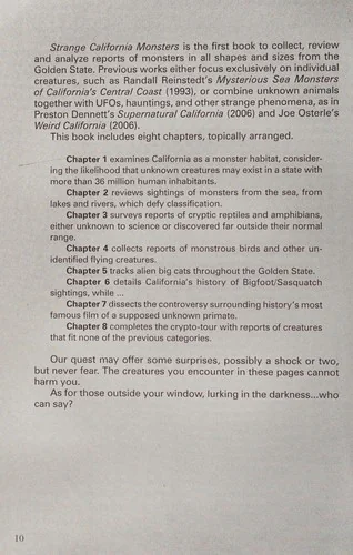 Strange California Monsters