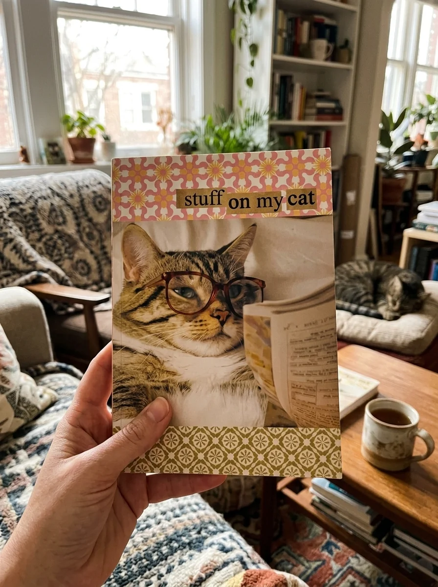 Stuff on My Cat Journal [With Stickers] — photo 2