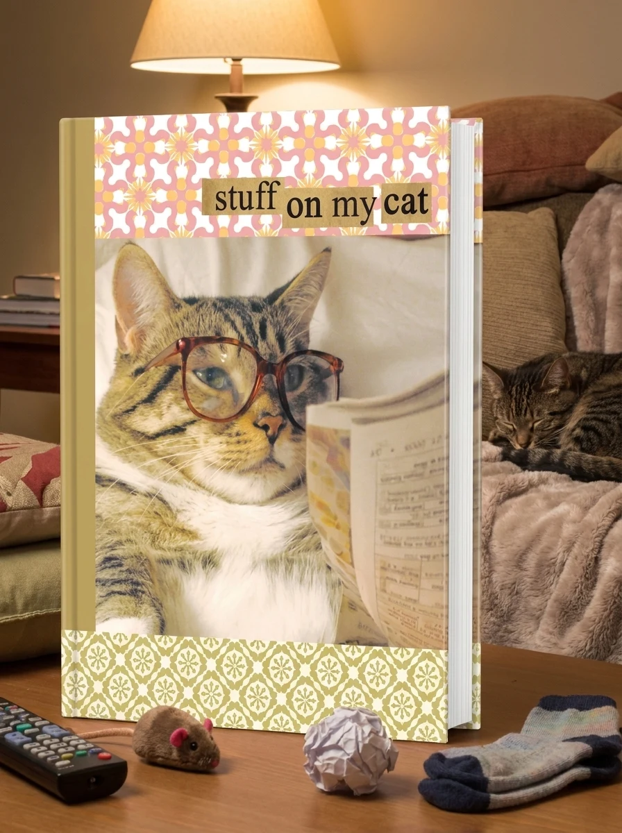 Stuff on My Cat Journal [With Stickers]