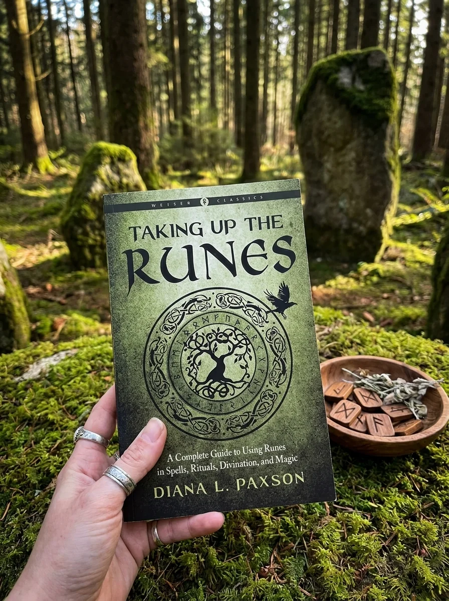Taking Up the Runes: A Complete Guide to Using Runes in Spells, Rituals, Divination, and Magic Paxson, Diana L — photo 2