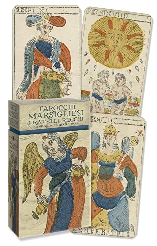 Tarocchi Marsigliesi Fratelli Recchi: Oneglia, Torino 1830: Anima Antiqua Lo Scarabeo