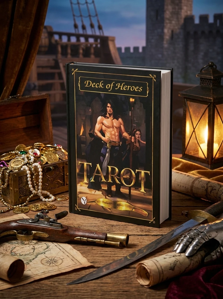 Tarot Deck of Heroes: (Tarot Kit Box Set with 78 Cards and Guide Book)