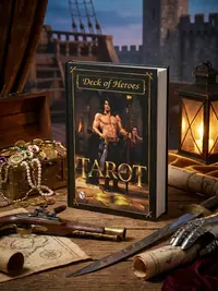 Tarot Deck of Heroes: (Tarot Kit Box Set with 78 Cards and Guide Book) — photo 1