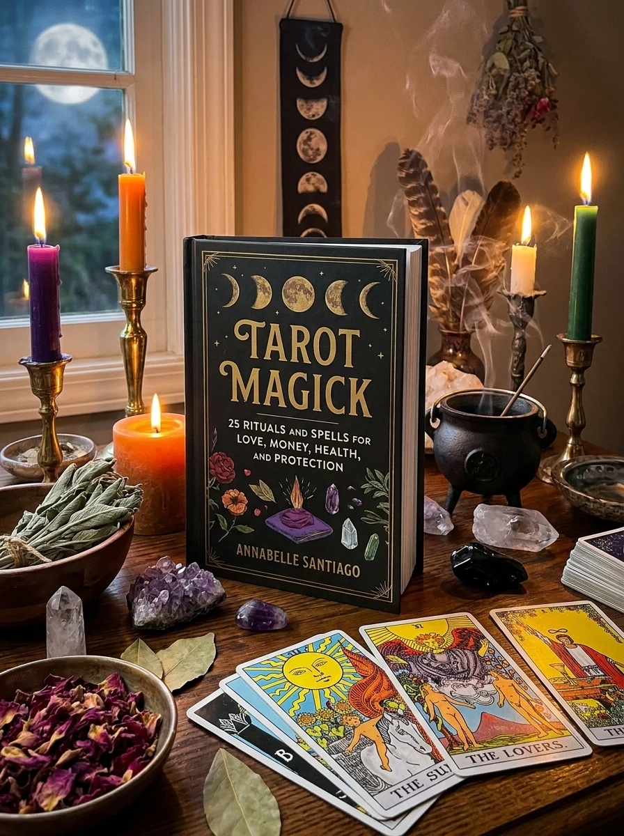 Tarot for Beginner Witches: Learn How To Read Tarot Cards For Divination and Spellcasting Wilder, Julie
