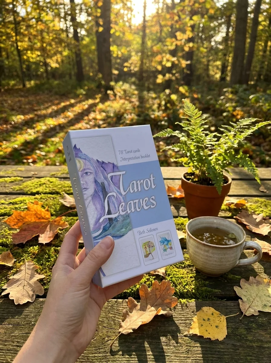 Tarot Leaves: (Tarot Kit Box Set with 78 Cards and Guide Book) — photo 2