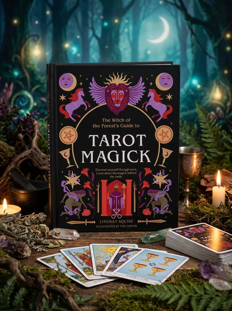 Tarot Magick: Discover Yourself Through Tarot. Learn about the Magick Behind the Cards. Squire, Lindsay