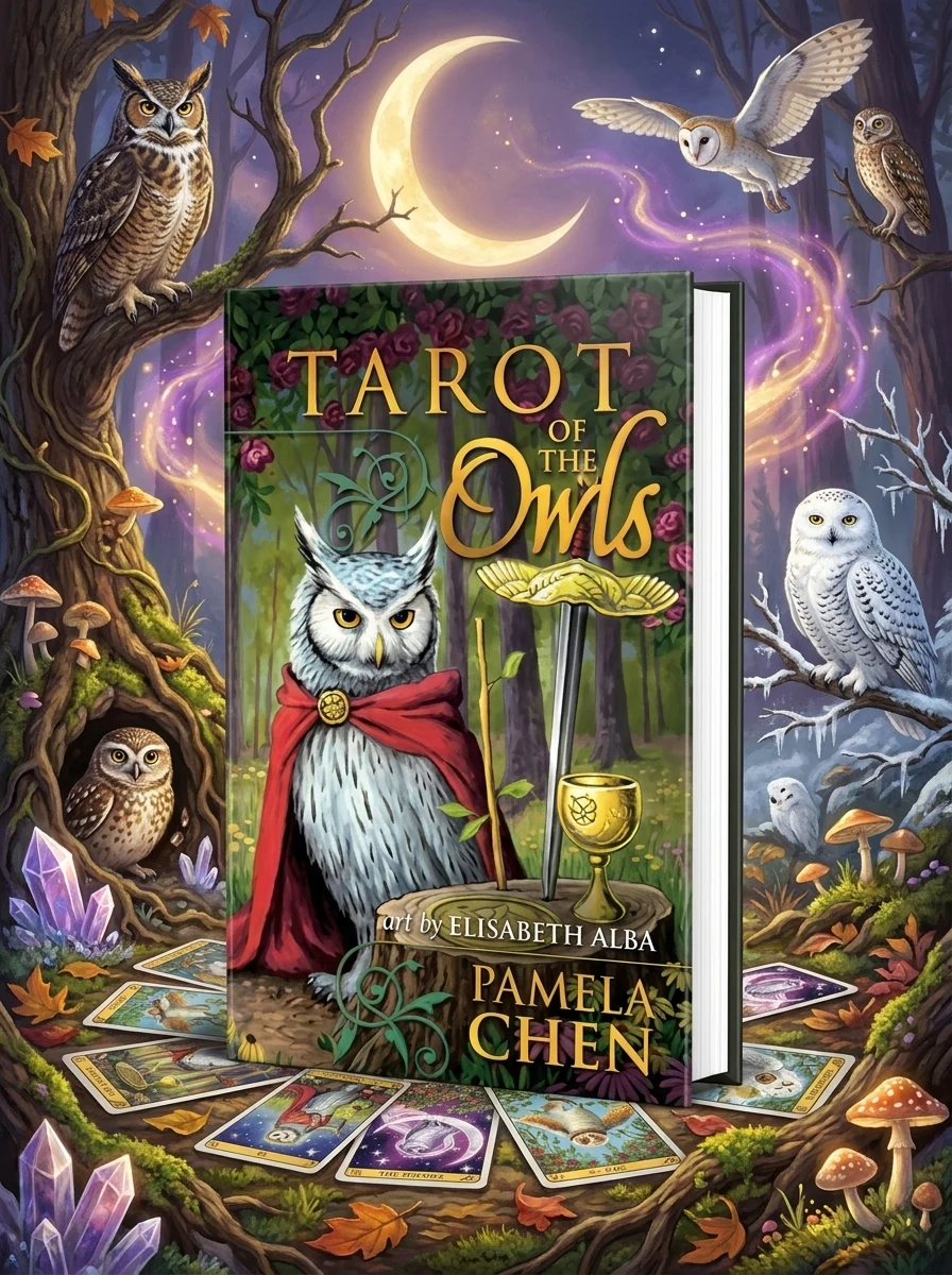 Tarot of the Owls Mini Deck Chen, Pamela