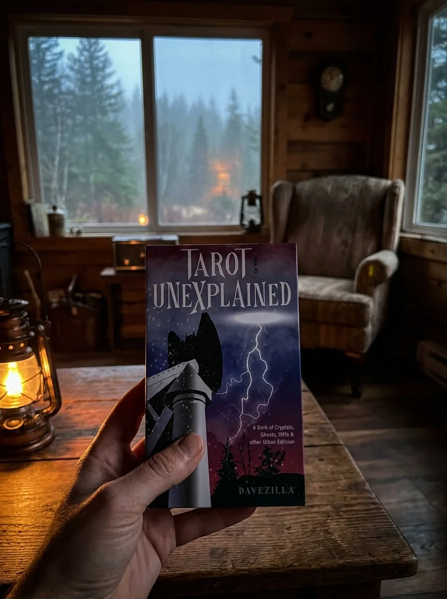 Tarot of the Unexplained: A Deck of Cryptids, Ghosts, UFOs and Other Urban Oddities (78 Cards and 96-Page Full-Color Booklet) — photo 2